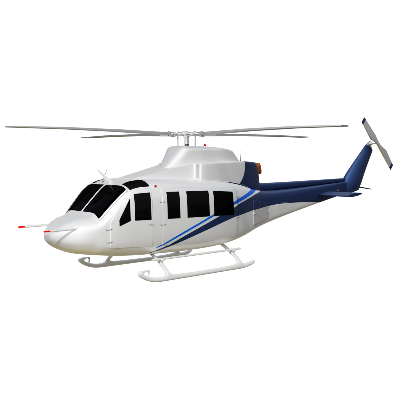 Resized Bell 412 helicopter